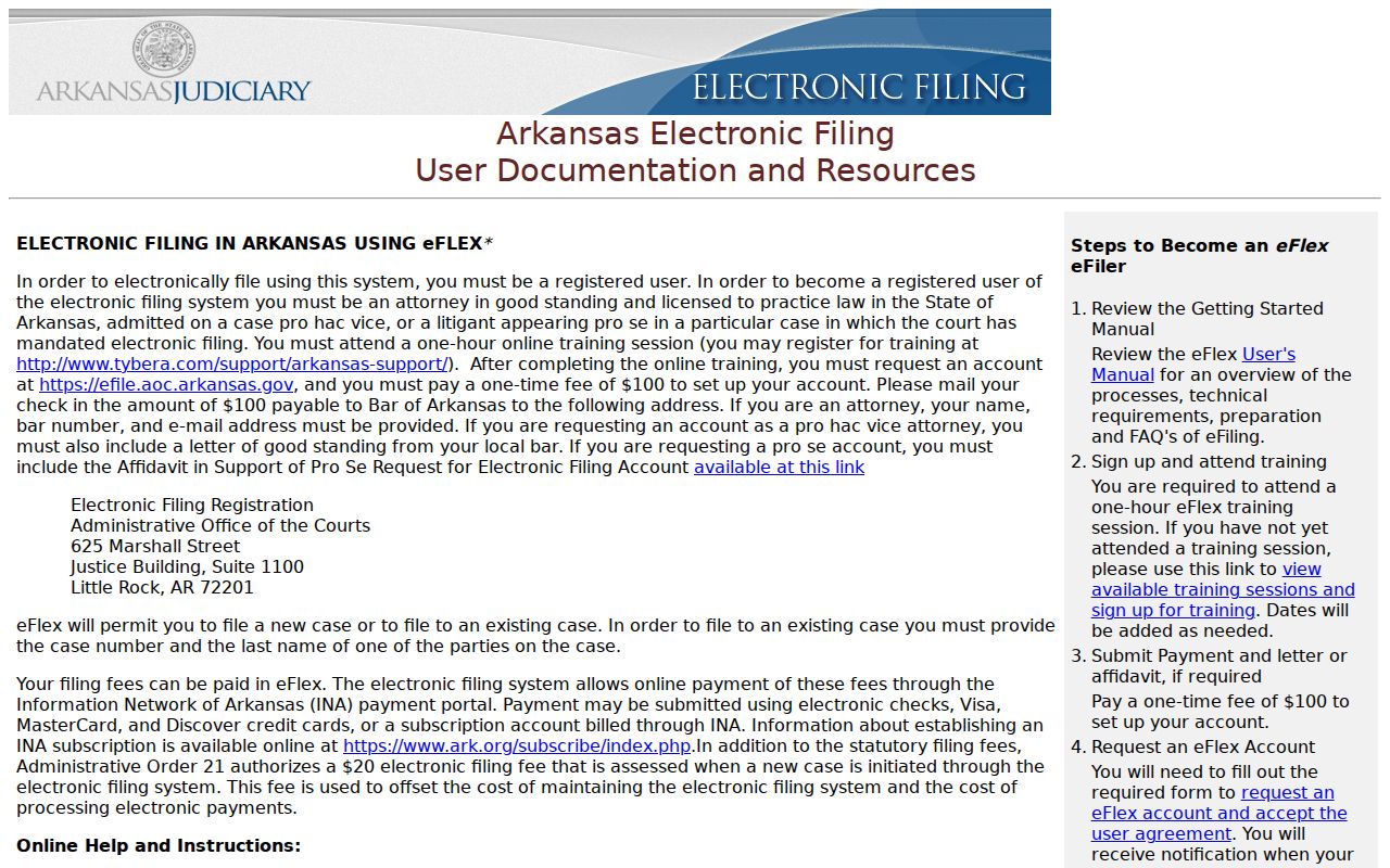Lincoln County case search access through Arkansas eFlex resources