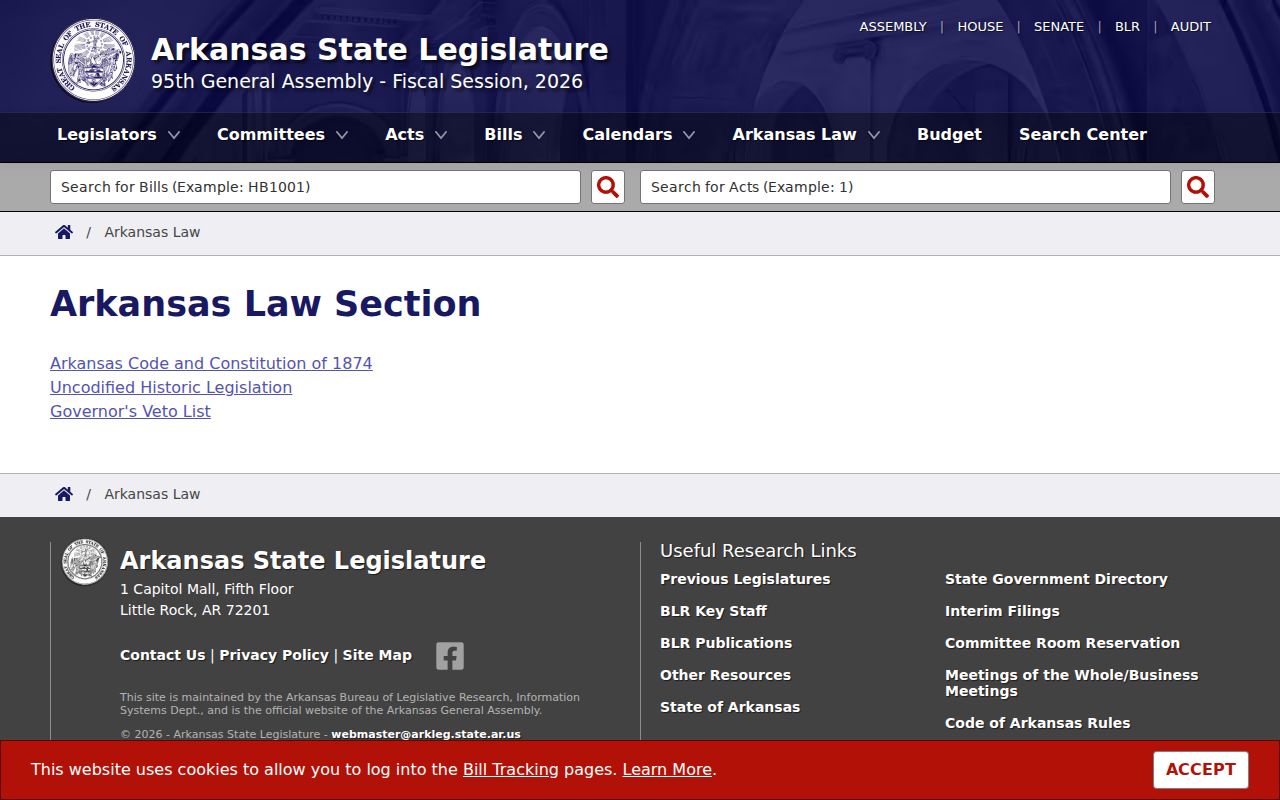 Lincoln County civil docket official Arkansas Code access