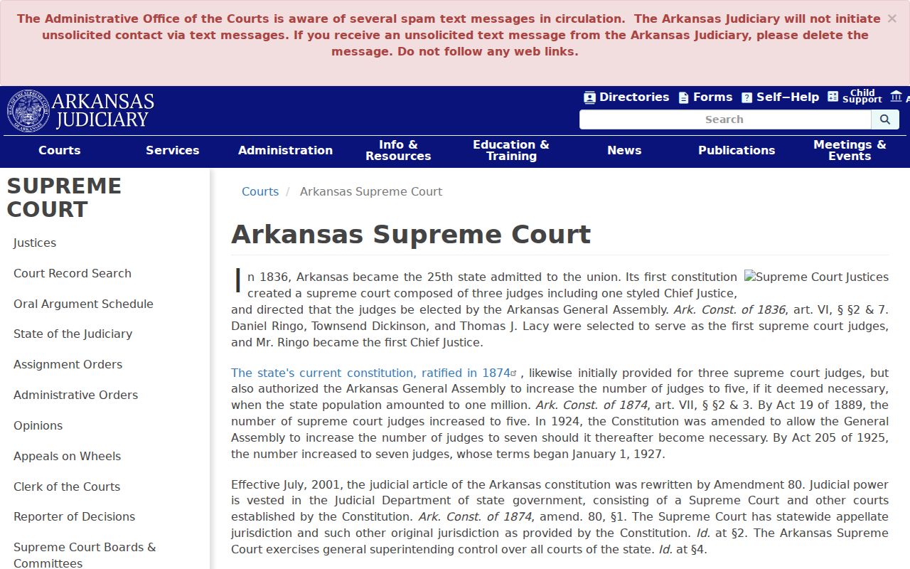 Star City court docket route to the Arkansas Supreme Court